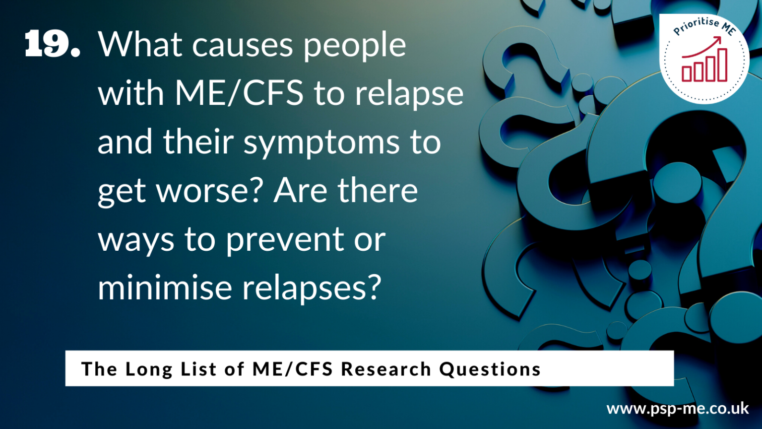 The Long List of ME_CFS Research Questions (19)