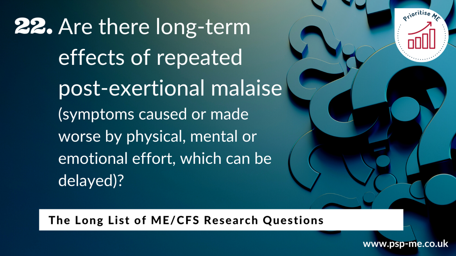 The Long List of ME_CFS Research Questions (22)