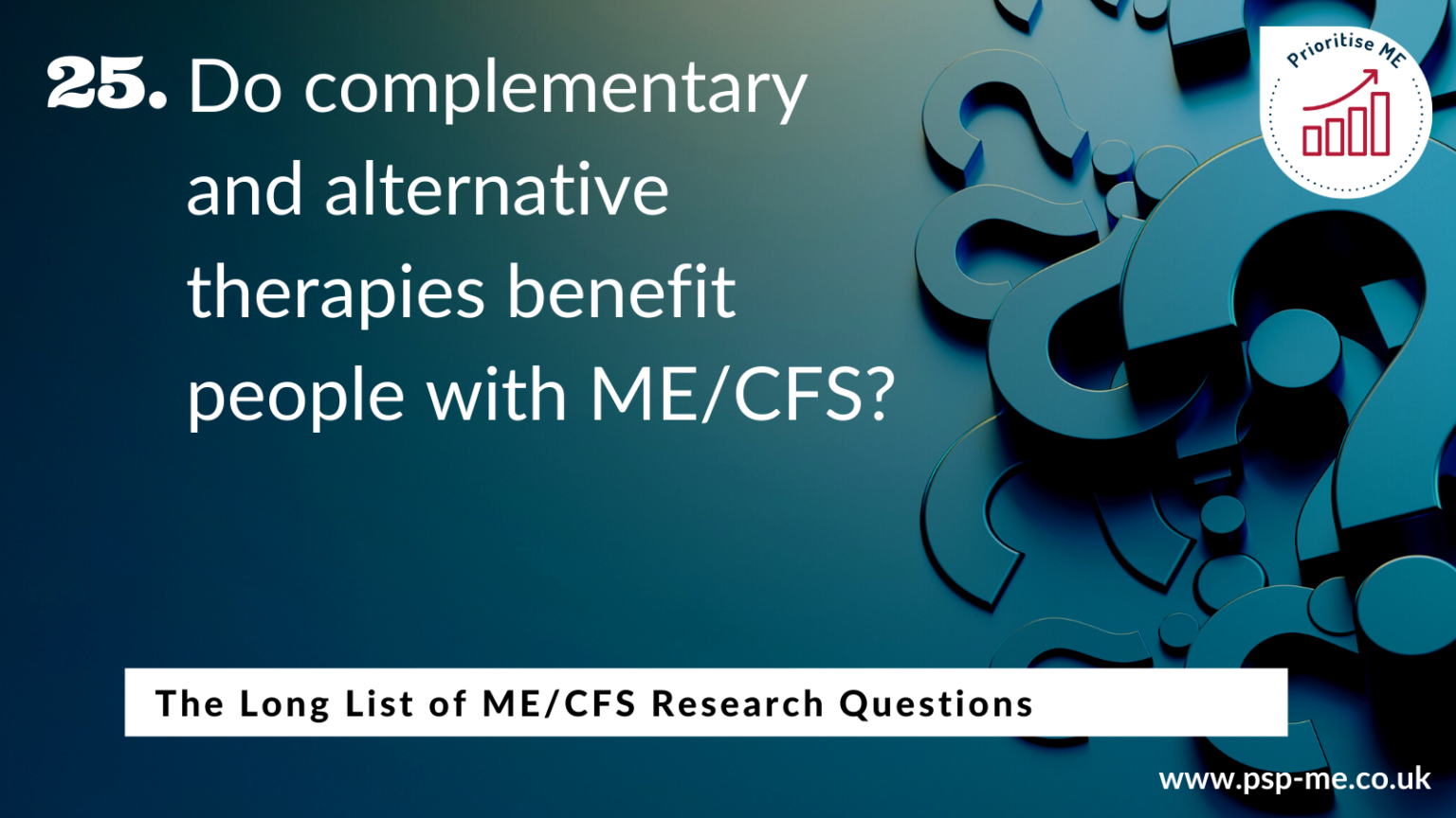 The Long List of ME_CFS Research Questions (25)
