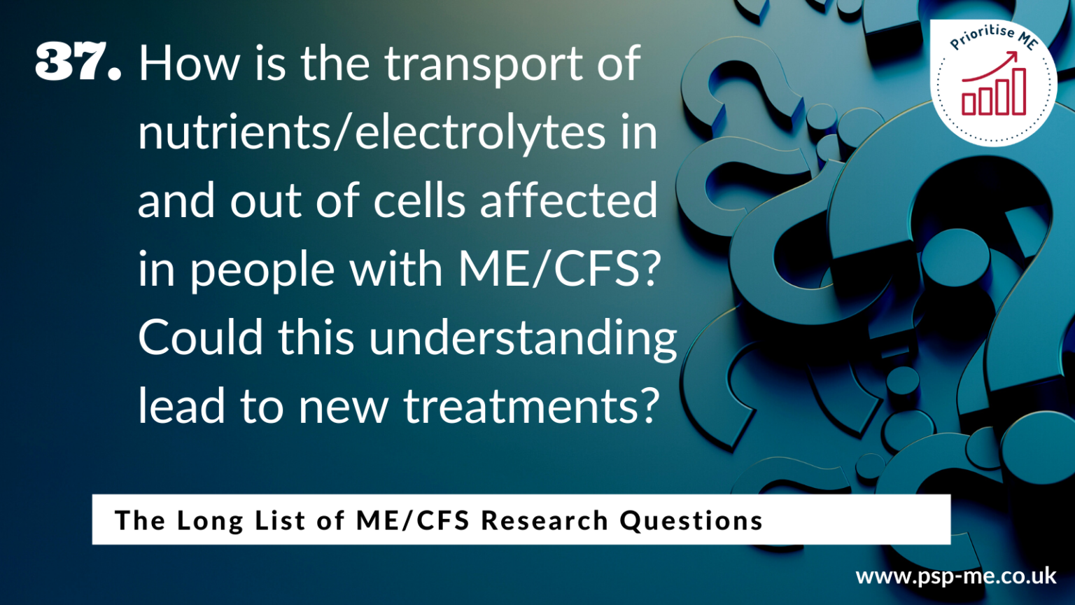 The Long List of ME_CFS Research Questions (37)