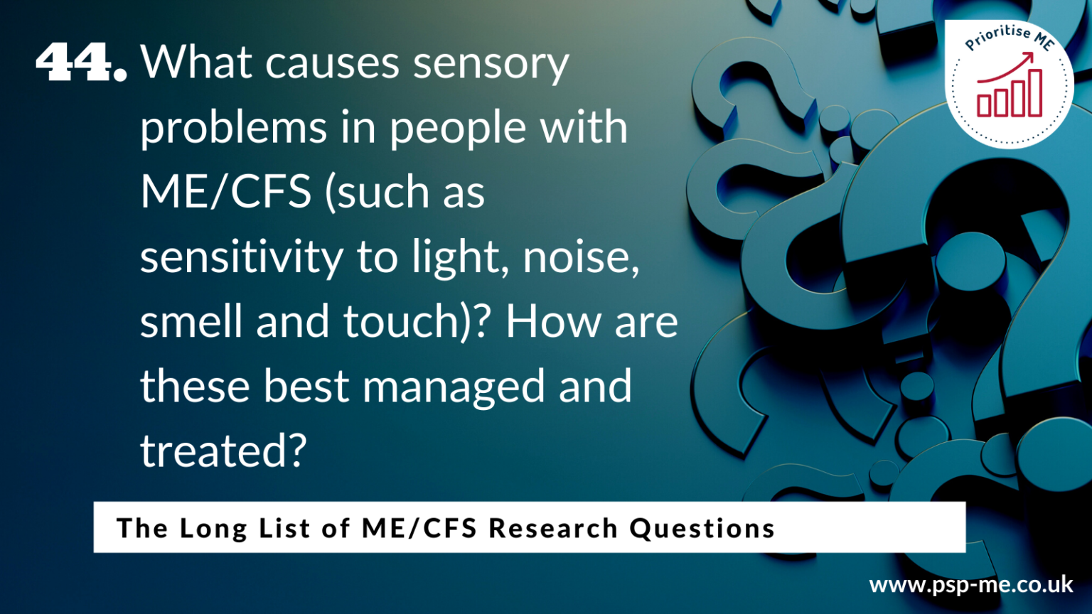 The Long List of ME_CFS Research Questions (44)