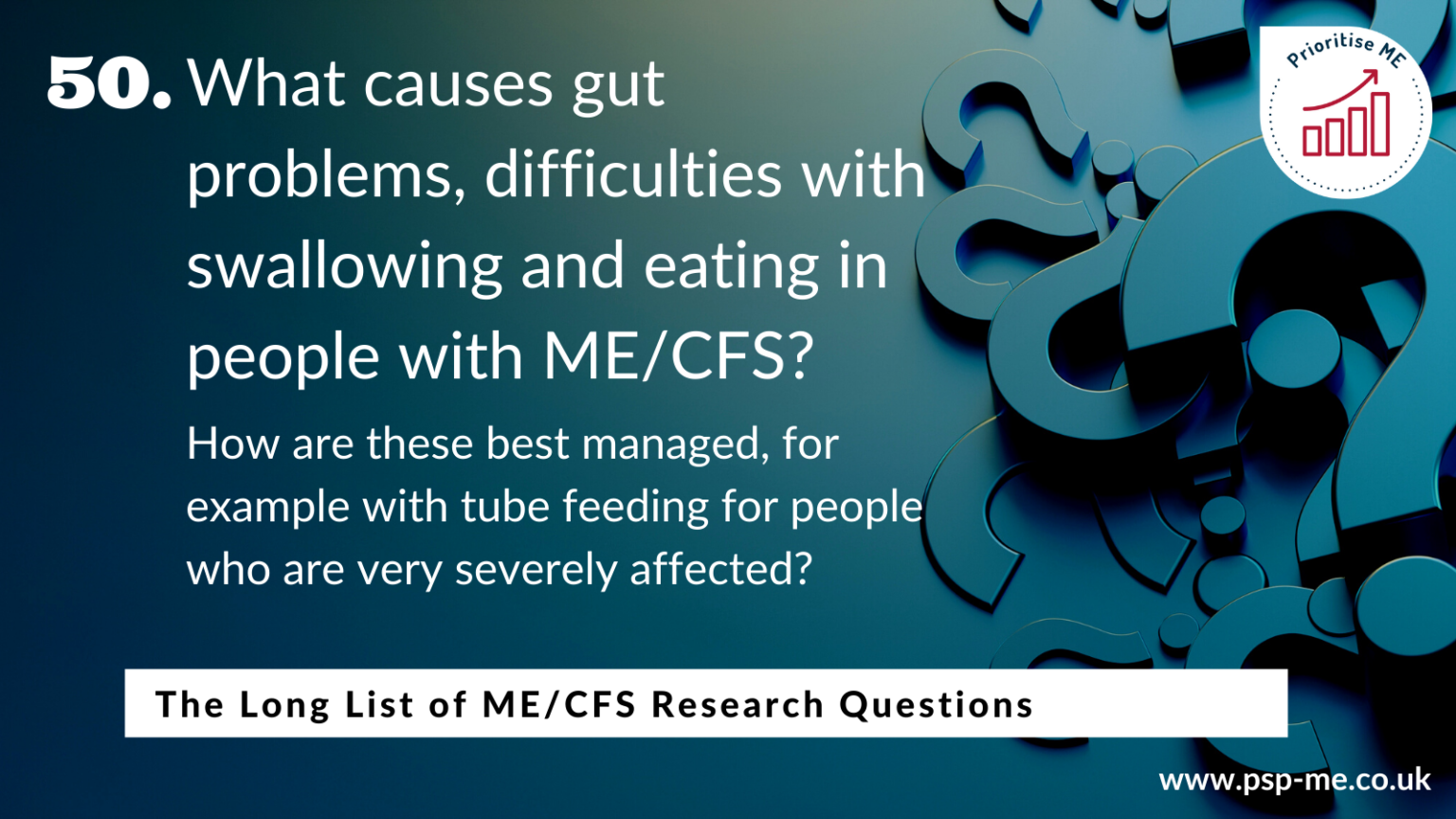 The Long List of ME_CFS Research Questions (50)